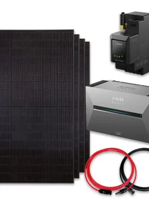 Neue Ware Anker SOLIX Solarbank 3 E2700 2000 W Set | 4x JASolar 500W | Anker SOLIX Smart Meter | PV-Kabel
