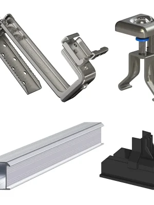 Letzte Chance ESDEC ClickFit® EVO Set - 24 Module Unterkonstruktion für Ziegeldächer
