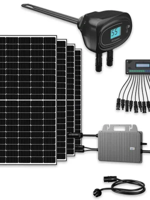 Sonderaktion fothermo Solar Heizstab inkl. 4x Trina Vertex S+ TSM-NEG9R.28 445W Monofazial Glas-Glas Black Frame Solarmodul