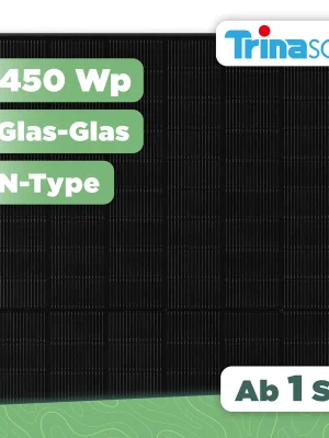 Nur Heute Trina Vertex S+ 450 Wp NEG9R.25Glas-Glas Full Black PV-Modul - 1 Stk (Einzelmodul)