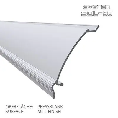 SOL-50 Abschlussblende 4m pressblank Standard VE 20 Stück Zertifiziert