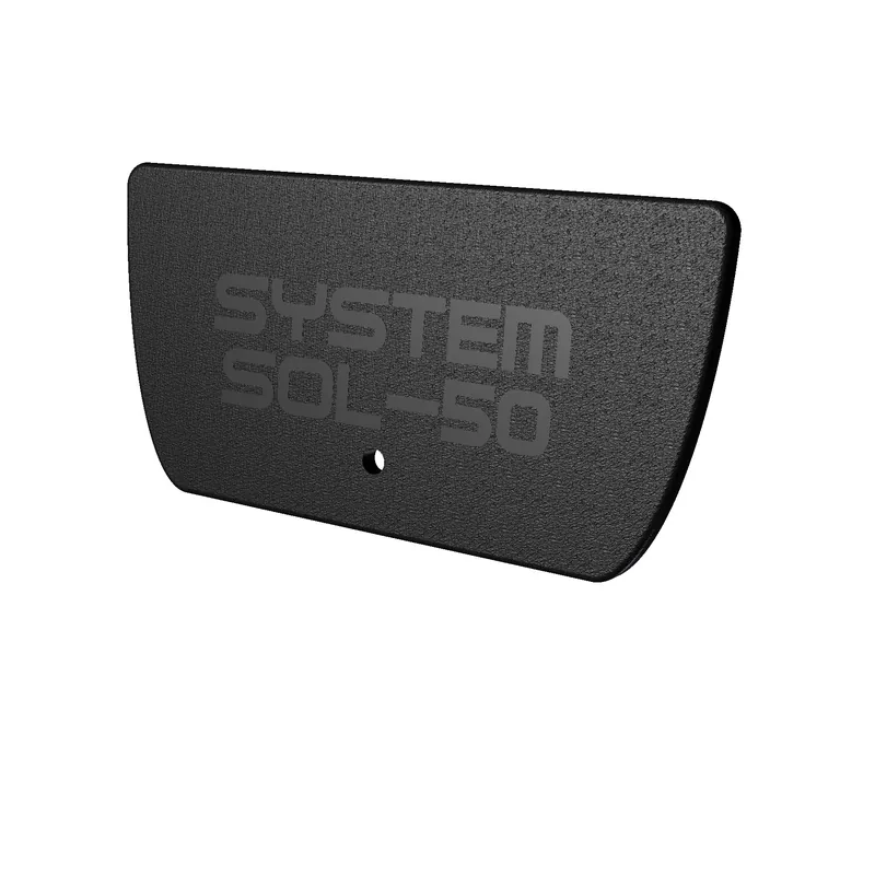 Kostenloser Versand SOL-50 Vertikalendkappe Kunststoff schwarz Standard 1 Stk (einzeln)