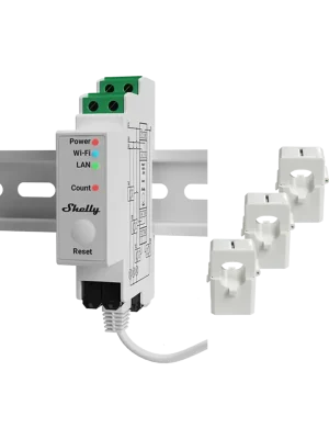 Finale Aktion Shelly Pro 3EMWLAN-, LAN- und Bluetooth