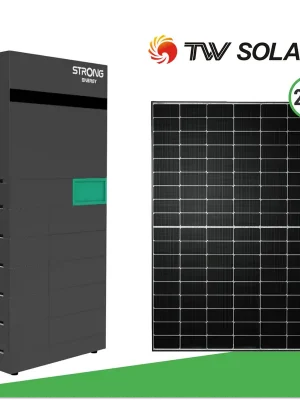 10,12 kWp Photovoltaik-Set mit 23x TW Solar TWMND-54HS 440 Wp Doppelglas-Module & STRONG ENERGY ALFRED-10 (12 kWh + 10 kW Wechselrichter) Knallerangebot