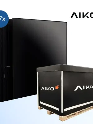 Letzte Chance AIKO Neostar 485 Wp N-Type Glas-Glas Full Black Solarmodul AIKO-A485-MCE54Db - Vollpalette (37 Stück)