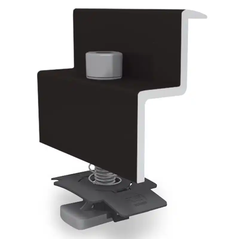 K2 Systems K2 Modulendklemme 30-31 mm, schwarz eloxiert, 1005347 Schneller Versand