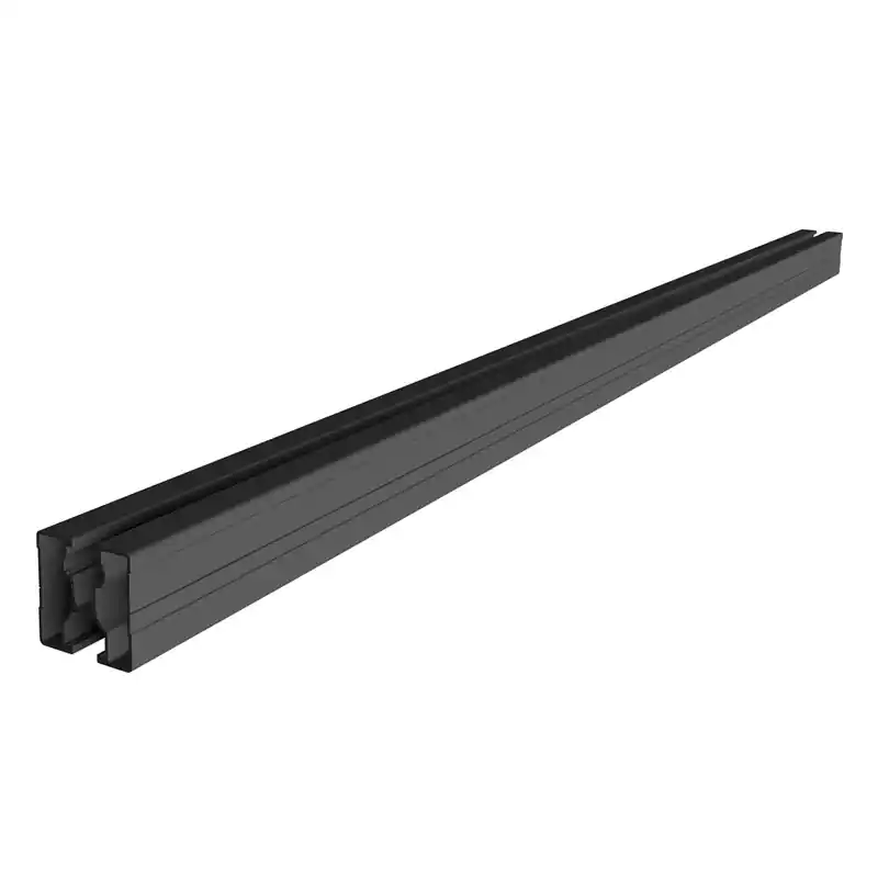 SL Rack Modultragschiene RAIL 40 schwarz eloxiert; 4750 mm, 86140-4750 Preis Gesenkt