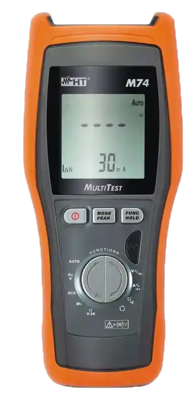 HT Instruments M74 Kompakter VDE 0100-Tester mit Multimeterfunktionen Preisreduziert
