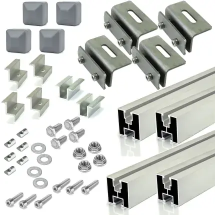 Highlight PV Montageset Stehfalzdach für 2 Module