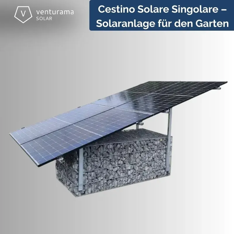 Cestino Solare Singolare - Solaranlage für den Garten Versand Am Gleichen Tag