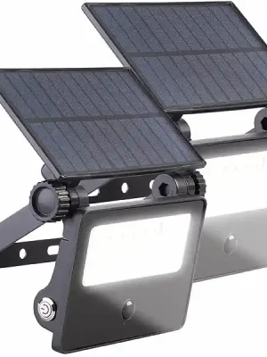 Luminea LED Solarfluter, Strahler Solar Geprüft