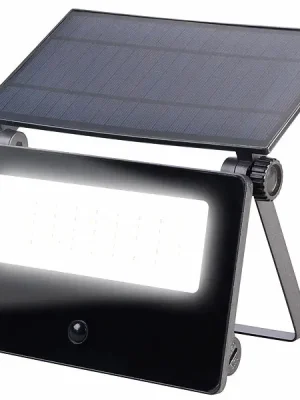 Luminea LED Solarstrahler, Solar-LED-Strahler Bewegungsmelder Gratis Versand