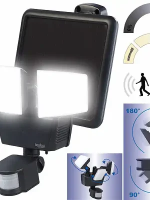 Luminea LED Bewegungsmelder, Solarleuchten mit Bewegungsmelder Knallerangebot