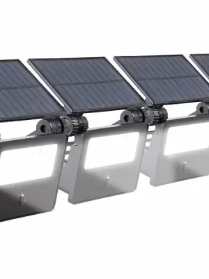 Kracherpreis Luminea LED-Außenstrahler Solar, Solar-Strahler Outdoor