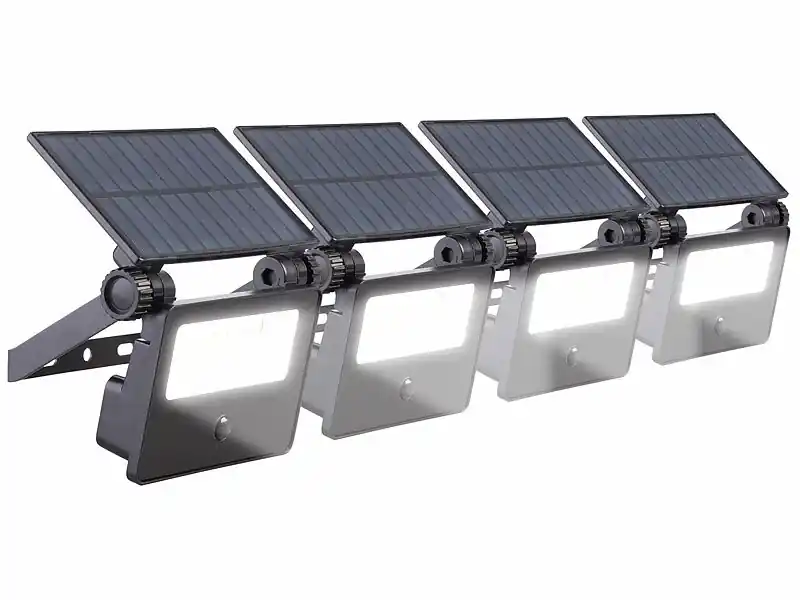Kracherpreis Luminea LED-Außenstrahler Solar, Solar-Strahler Outdoor