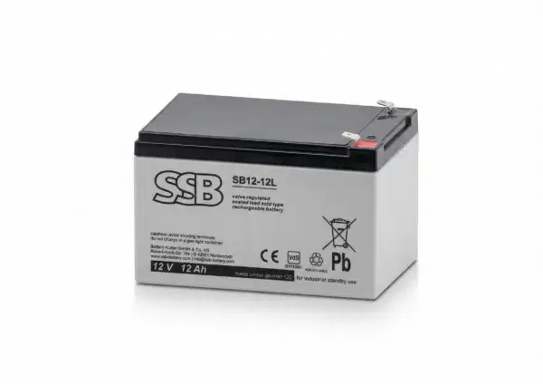 SSB SBL 12-12L Blei-Akku 12V 12Ah Long-Life | Akkurat GSV Beliebt