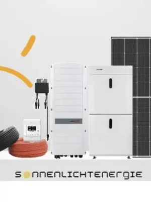 10 kWp SolarEdge Solaranlage Trina Solar Glas-Glas Neue Ware