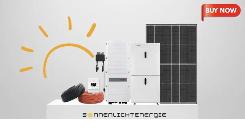10 kWp SolarEdge Solaranlage Trina Solar Glas-Glas Neue Ware