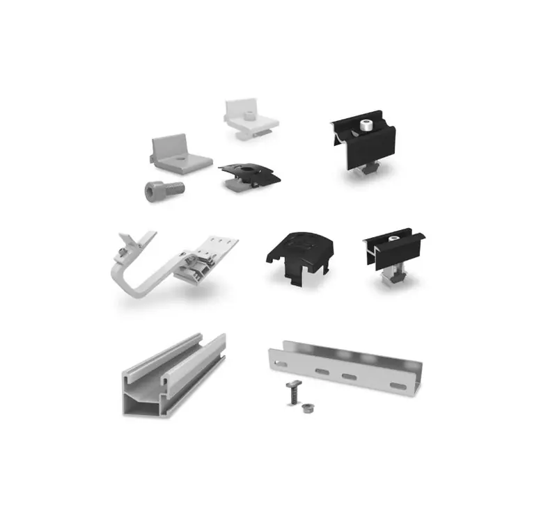 K2 Schrägdach‑Set Unterkonstruktion 2‑lagig für 10 Module Preiswert