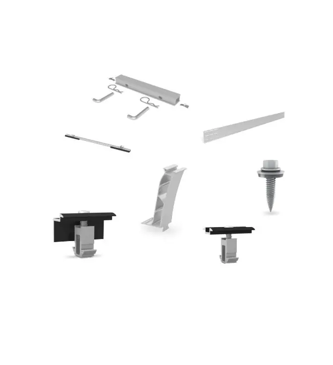 Angebot K2 Komplettset Unterkonstruktion Flachdach S-Dome 20 Module Südausrichtung