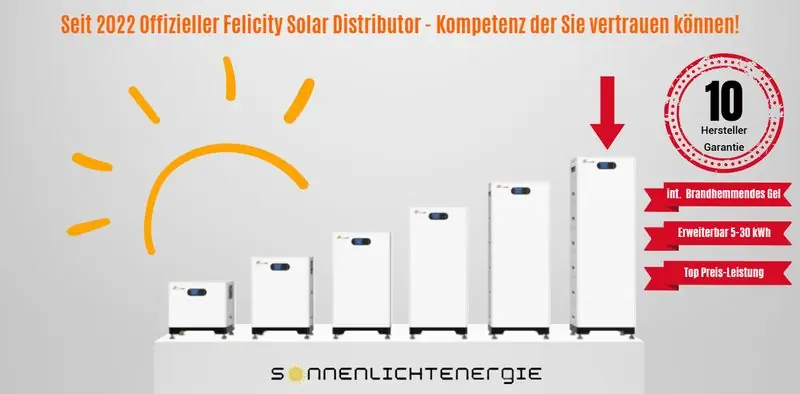 FelicityESS Solar high-voltage battery LUX-X-96050HMG01 30,72 kWh Jetzt Bestellen