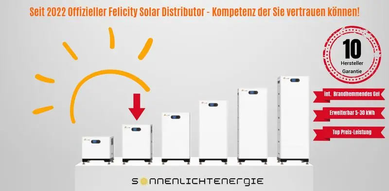 Felicity Solar HV Batteriespeicher FLH96050SG1 (LUX-X-96050HMG01)10,24 kWh Echt
