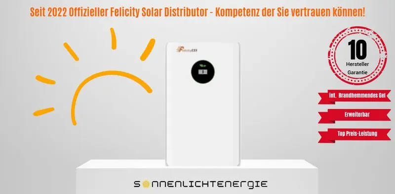 Felicity Solar Batteriespeicher FLA48100-EU 5,12 kWh Neuheit