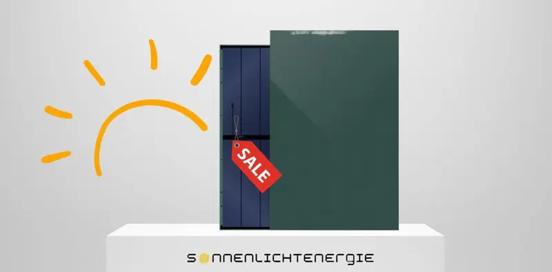 Preiswert DAH Solar DHN-54R20DG 430W Glas-Glas RAL 6033 Mint Green