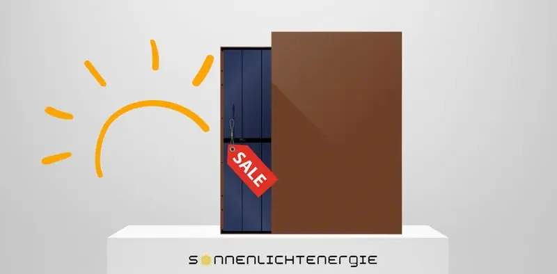 Online Kaufen DAH Solar DHN-54R20DG 430W Glas-Glas RAL 8007 Ochre Brown