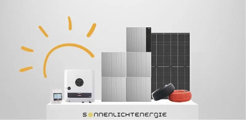 Neu Im Sortiment 12 kWp Fronius Solaranlage GEN24 PLUS, LG RESU FLEX 17,2 kWh, Trina Glas-Glas