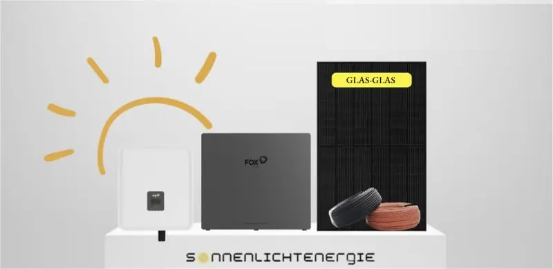 12 kWp FoxESS Solaranlage mit 10,4 kWh Speicher, Glas-Glas, Aktuell