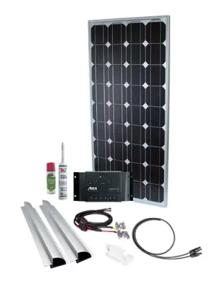 Neu Phaesun Caravan Kit Base Clever One 100W | 12V Solar-Komplettanlage, 100W