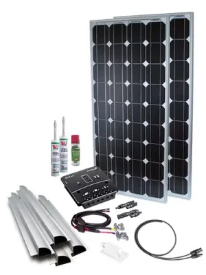 Phaesun Caravan Kit Base Clever One 200W | 12V Solar-Komplettanlage, 200W Schnäppchen