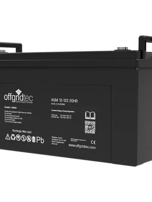 Offgridtec® AGM 122Ah 20HR 12V - Solar Batterie Akku Extrem Zyklenfest Neu Im Sortiment