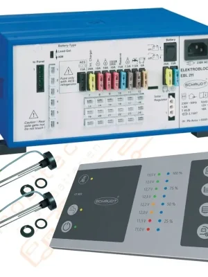 Abverkauf Schaudt Elektroblock EBL 211 mit Bedienpanel LT 453 für Blei-Gel und AGM Batterien
