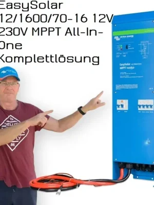 Markenprodukt Victron EasySolar 12/1600/70-16 MPPT 12V 230V All-In-One Solar Lösung