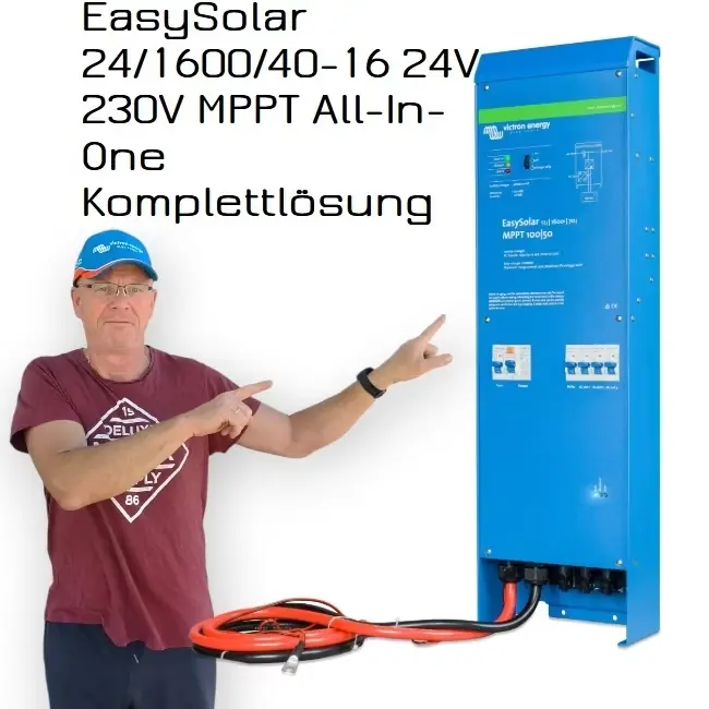 VictronEasySolar 24/1600/40-16 24V 230V MPPT All-In-One Komplettlösung Günstig
