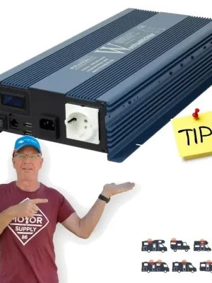 Bestseller FraRon BluePlus / 12V / 1500W reiner Sinus / 20A Ladegerät, Netzvorrangschaltung / FI-Schutz