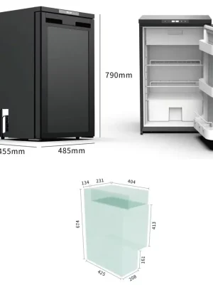 Alpicool CR85X - Kühlschrank Gefrierschrank Camper Camper 85L (neues Modell) Solange Der Vorrat Reicht