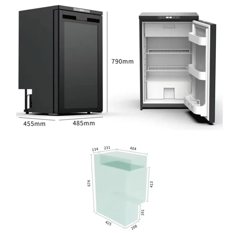 Alpicool CR85X - Kühlschrank Gefrierschrank Camper Camper 85L (neues Modell) Solange Der Vorrat Reicht