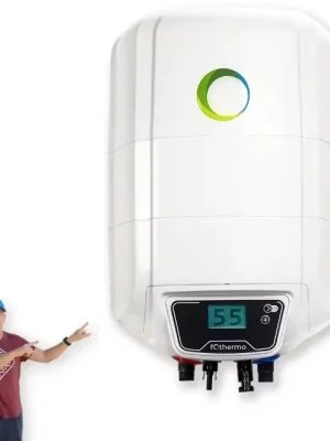 Fothermo Photovoltaischer Wasser-Boiler 10 Liter - Warmwasserbereiter PVB-10 Beliebt