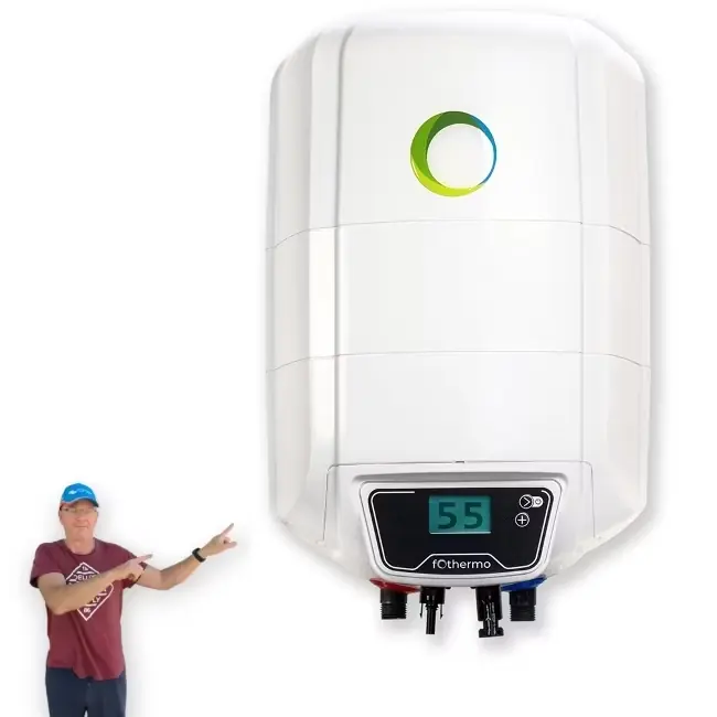 Fothermo Photovoltaischer Wasser-Boiler 10 Liter - Warmwasserbereiter PVB-10 Beliebt