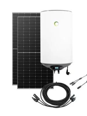 Bestpreis Fothermo Hybrid Photovoltaischer Wasser-Boiler 80 Liter - Warmwasserbereiter PVB-80-AC Set