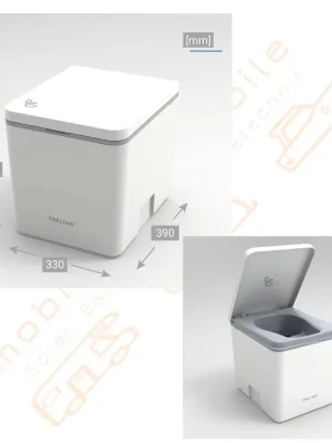 Trelino Original Trenntoilette für Van & Camping, inGr. M, anthrazit oder weiß / 2024 Heißes Angebot