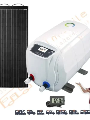 Fothermo Photovoltaischer Caravan Wasser-Boiler 10 Liter - Warmwasserbereiter CPVB-10 Kostenloser Rückversand