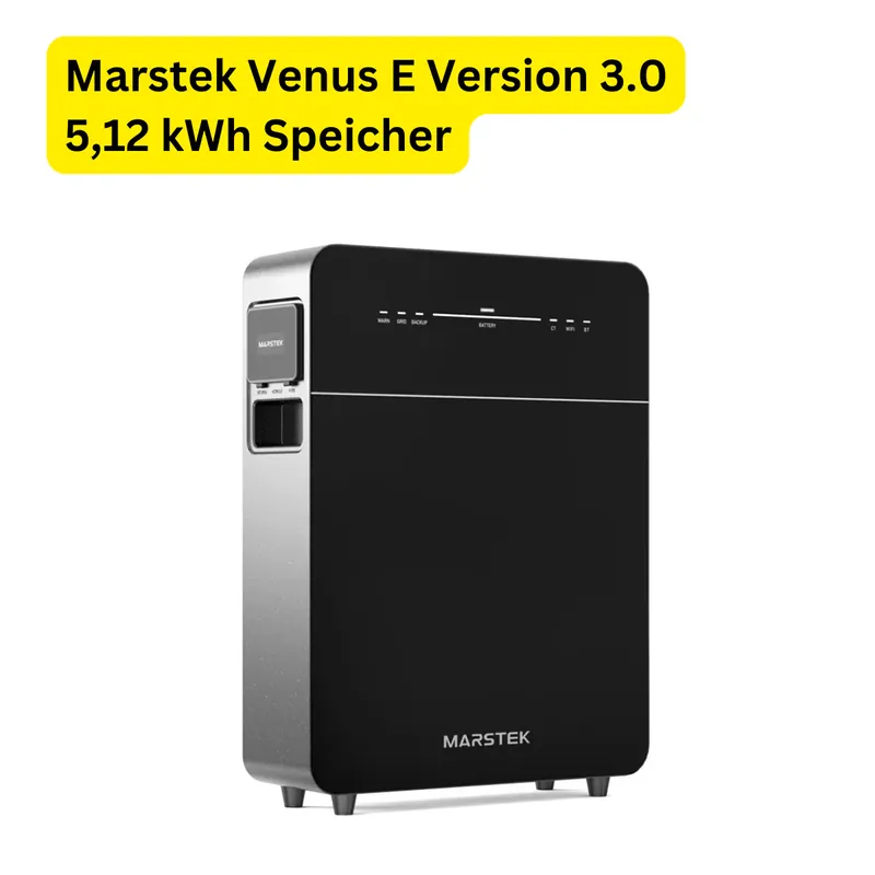 Nur Für Kurze Zeit Marstek Venus-E 5,12 kWh Version 3.0 Solarspeicher – All-in-One für Balkonkraftwerke und PV-Anlagen (AC-gekoppelt)
