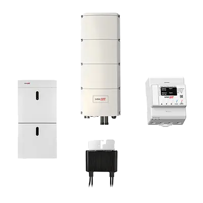Zertifiziert SolarEdge Set: Home Battery 4,6 kWh, Wechselrichter SE10K-RWB48BFN4, 24 Power Optimierer S440