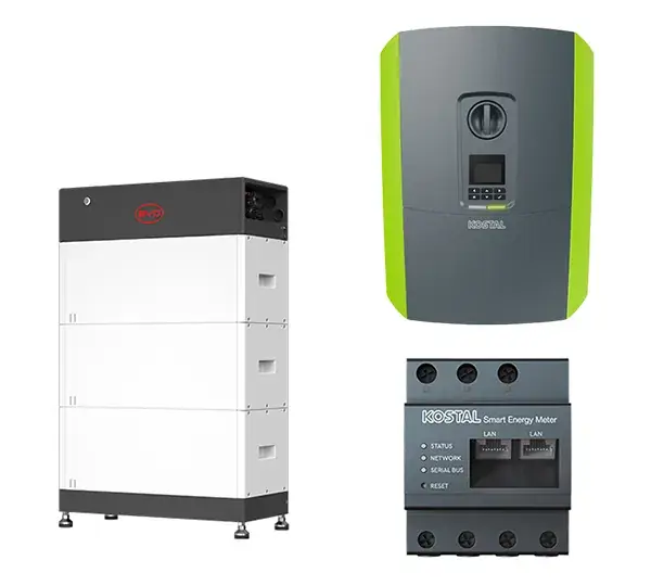 Neuheit Set Kostal Plenticore Plus 5.5 G2 5.5kW IP65 + BYD HVM+ Hochvolt 8.28kWh IP55 LFP
