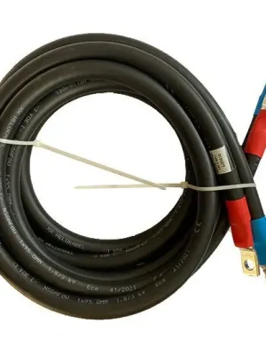 Jetzt Kaufen HIS Kabelset 3000MM 95QMM Verbindungskabel NSGAFÖU 1.8/3kV M10 Rohrkabelschuh