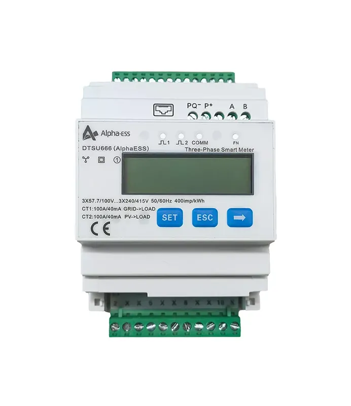 Neue Kollektion Alpha ESS Smart Meter, DTSU666 6CT, 100A, 3-phasig